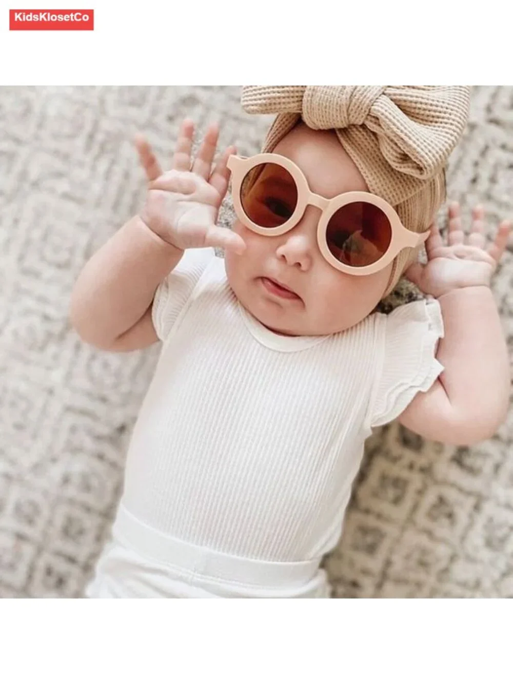 Toddler Sunglasses - Round UV400 Protection for Kids Age 2-8